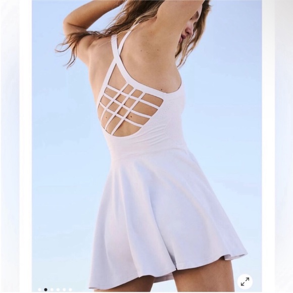 Free People Movement Good Karma Dress In White. NWOT! Sz XS/S & XL - Picture 4 of 9